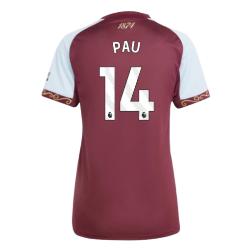 2025-2026 Aston Villa Home Shirt (Womens) (Pau 14)