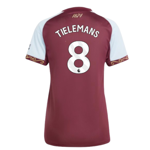 2025-2026 Aston Villa Home Shirt (Womens) (Tielemans 8)