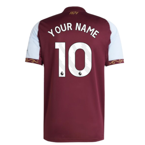 2025-2026 Aston Villa Home Shirt (Your Name)
