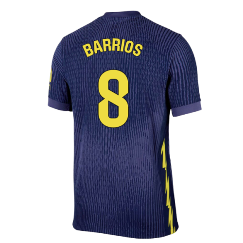 2025-2026 Atletico Madrid Authentic Away Shirt (Barrios 8)