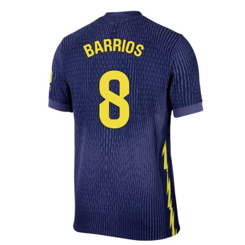 2025-2026 Atletico Madrid Authentic Away Shirt (Barrios 8)