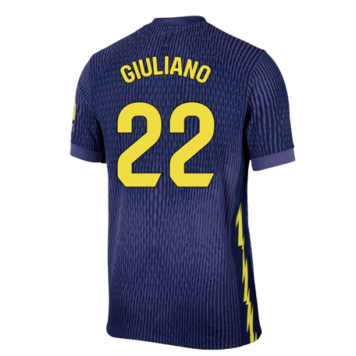 2025-2026 Atletico Madrid Authentic Away Shirt (Giuliano 22)