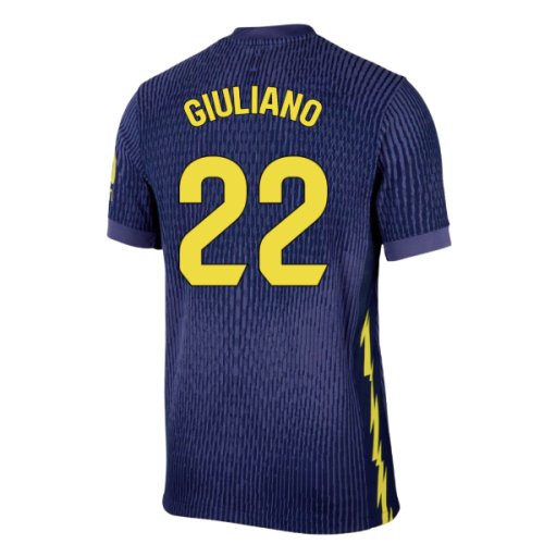 2025-2026 Atletico Madrid Authentic Away Shirt (Giuliano 22)