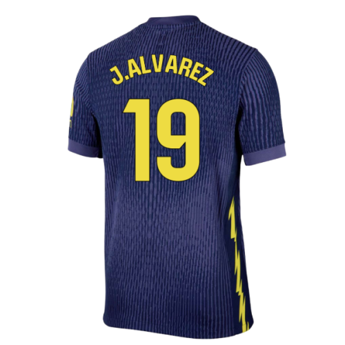 2025-2026 Atletico Madrid Authentic Away Shirt (J.Alvarez 19)