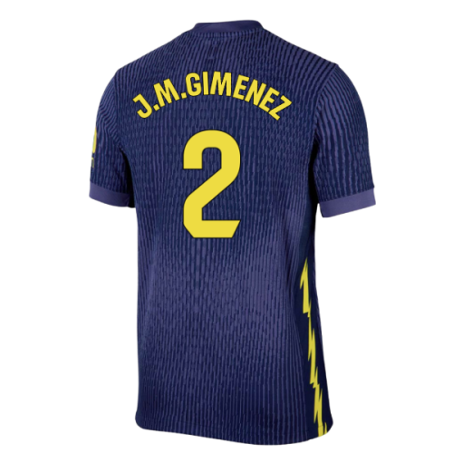 2025-2026 Atletico Madrid Authentic Away Shirt (J.M.Gimenez 2)
