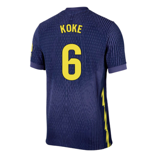 2025-2026 Atletico Madrid Authentic Away Shirt (Koke 6)
