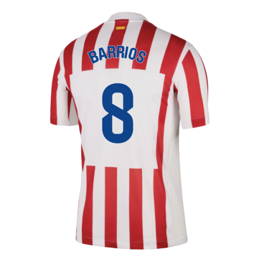 2025-2026 Atletico Madrid Home Shirt (Barrios 8)