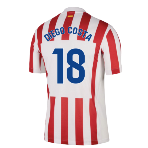 2025-2026 Atletico Madrid Home Shirt (Diego Costa 18)