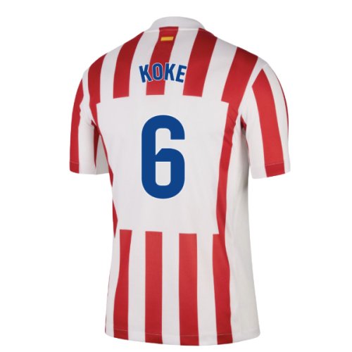 2025-2026 Atletico Madrid Home Shirt (Koke 6)