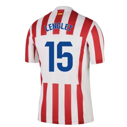 2025-2026 Atletico Madrid Home Shirt (Lenglet 15)
