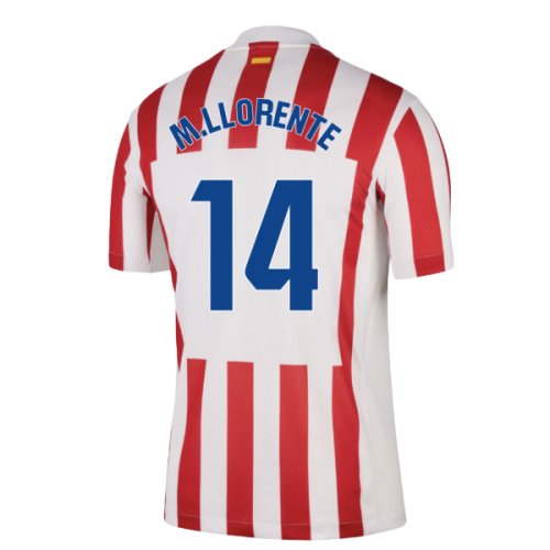 2025-2026 Atletico Madrid Home Shirt (M.Llorente 14)