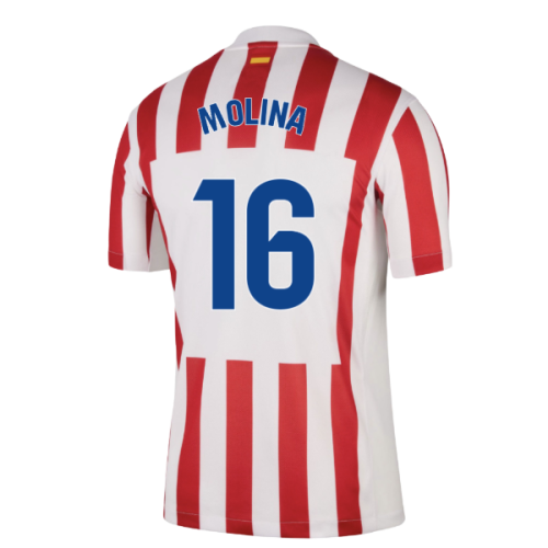 2025-2026 Atletico Madrid Home Shirt (Molina 16)