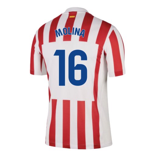 2025-2026 Atletico Madrid Home Shirt (Molina 16)