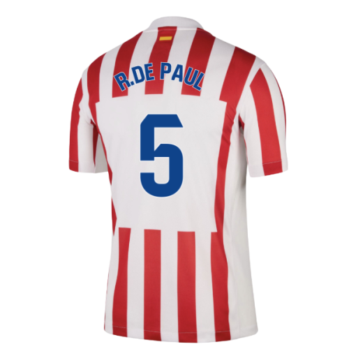 2025-2026 Atletico Madrid Home Shirt (R.De Paul 5)