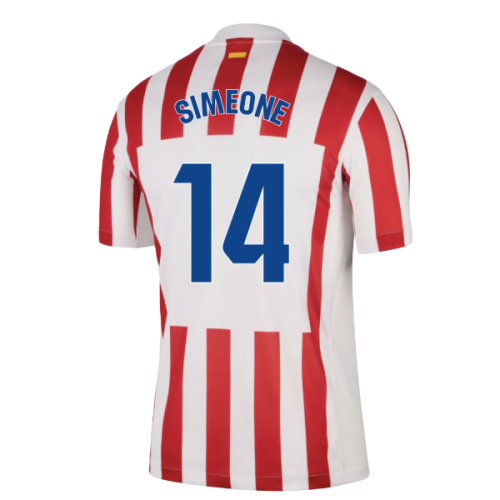2025-2026 Atletico Madrid Home Shirt (Simeone 14)