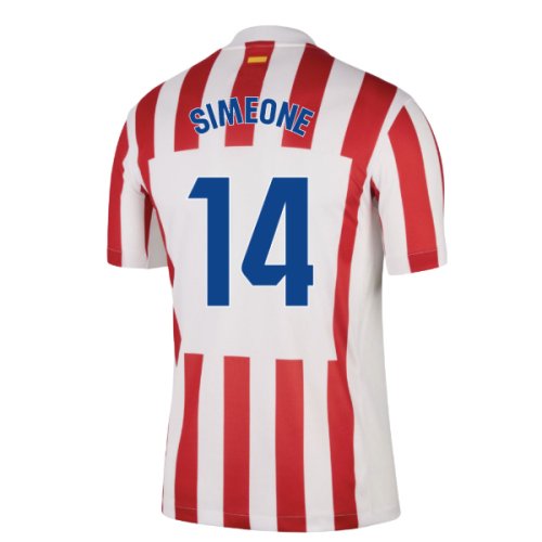 2025-2026 Atletico Madrid Home Shirt (Simeone 14)