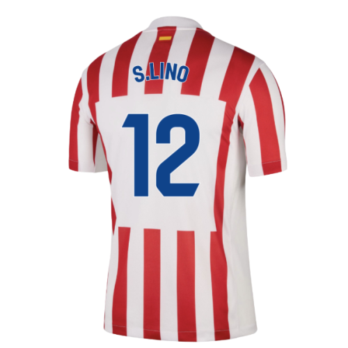 2025-2026 Atletico Madrid Home Shirt (S.Lino 12)