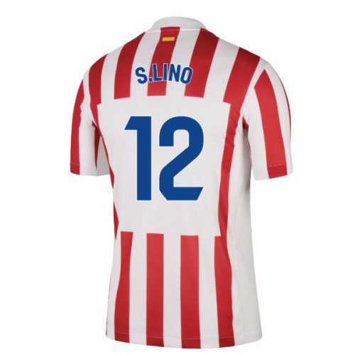 2025-2026 Atletico Madrid Home Shirt (S.Lino 12)