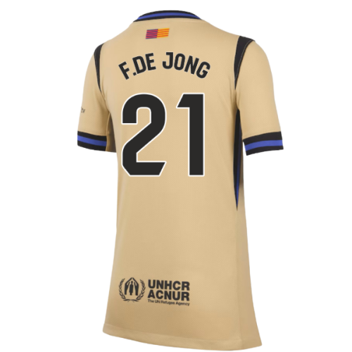 2025-2026 Barcelona Away Shirt (Kids) (F.De Jong 21)