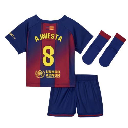 2025-2026 Barcelona Home Baby Kit (A.Iniesta 8)
