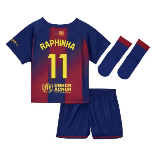 2025-2026 Barcelona Home Baby Kit (Raphinha 11)