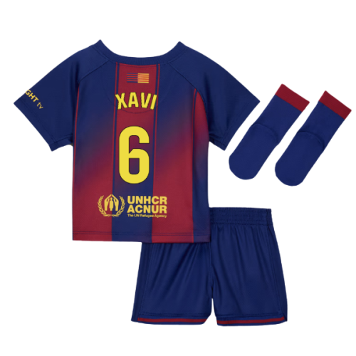 2025-2026 Barcelona Home Baby Kit (Xavi 6)