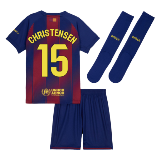 2025-2026 Barcelona Home Mini Kit (Christensen 15)