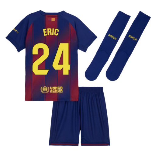2025-2026 Barcelona Home Mini Kit (Eric 24)
