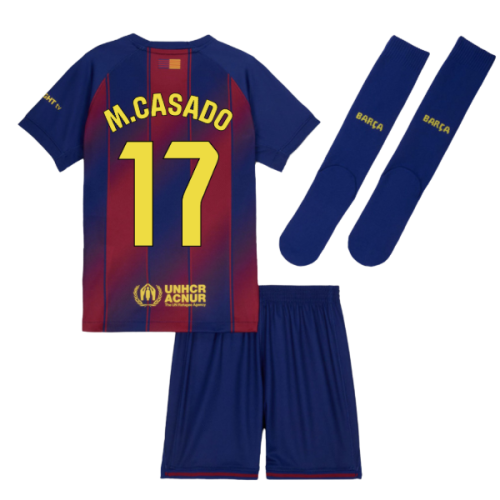2025-2026 Barcelona Home Mini Kit (M.Casado 17)