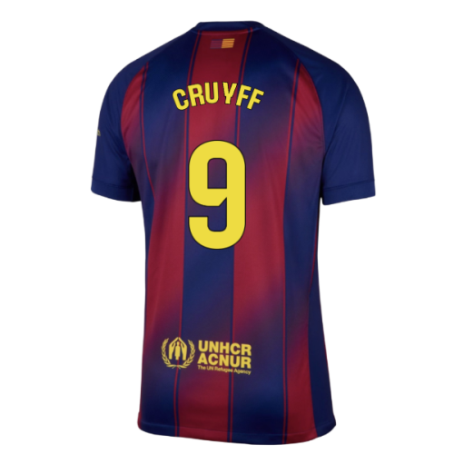 2025-2026 Barcelona Home Shirt (Cruyff 9)
