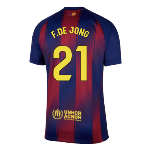 2025-2026 Barcelona Home Shirt (F.De Jong 21)