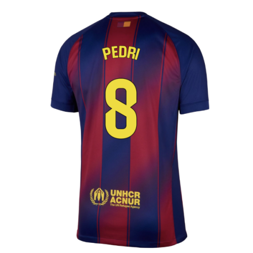 2025-2026 Barcelona Home Shirt (Pedri 8)