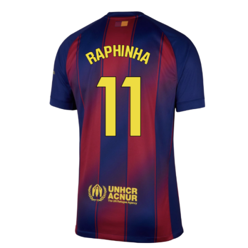2025-2026 Barcelona Home Shirt (Raphinha 11)