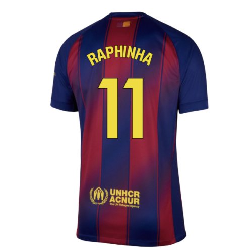 2025-2026 Barcelona Home Shirt (Raphinha 11)