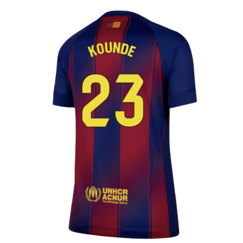 2025-2026 Barcelona Home Shirt (Womens) (Kounde 23)