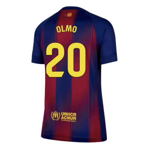 2025-2026 Barcelona Home Shirt (Womens) (Olmo 20)