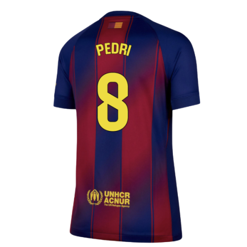 2025-2026 Barcelona Home Shirt (Womens) (Pedri 8)