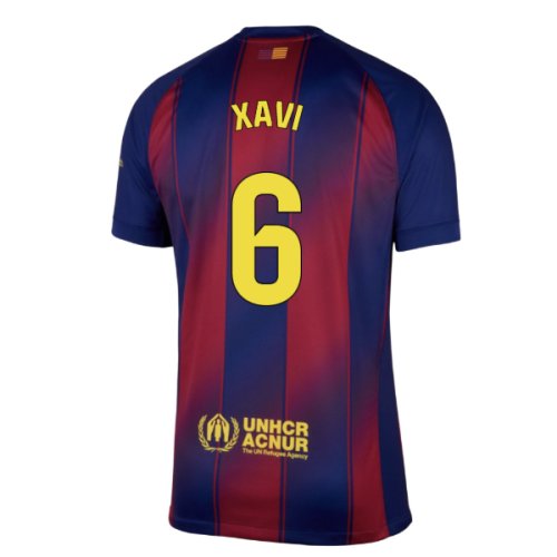 2025-2026 Barcelona Home Shirt (Xavi 6)
