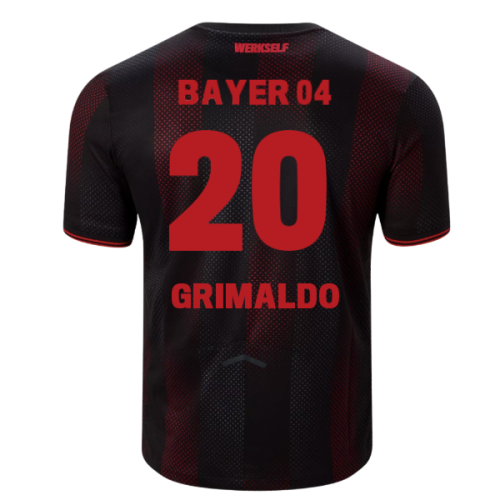 2025-2026 Bayer Leverkusen Home Shirt (Grimaldo 20)