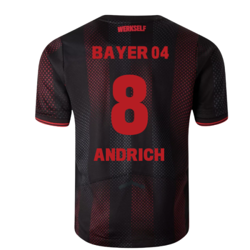 2025-2026 Bayer Leverkusen Home Shirt (Kids) (Andrich 8)