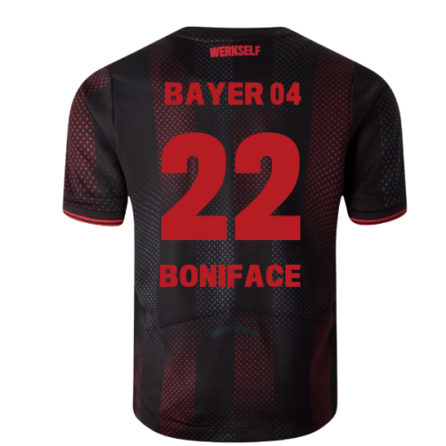 2025-2026 Bayer Leverkusen Home Shirt (Kids) (Boniface 22)