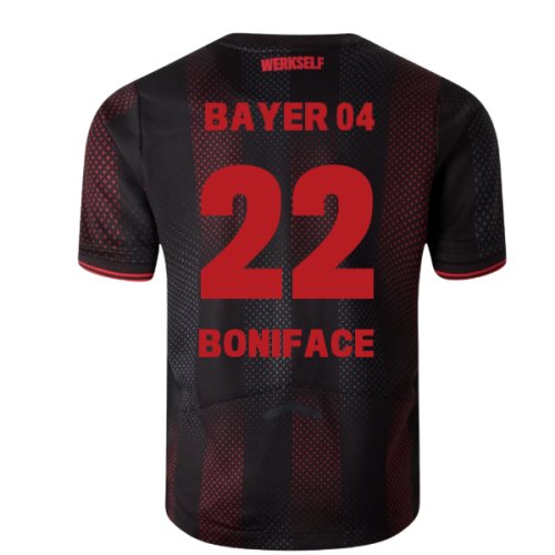 2025-2026 Bayer Leverkusen Home Shirt (Kids) (Boniface 22)