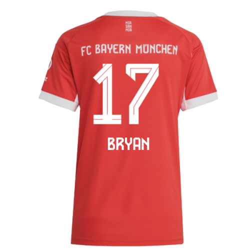 2025-2026 Bayern Munich Home Shirt (Womens) (Bryan 17)