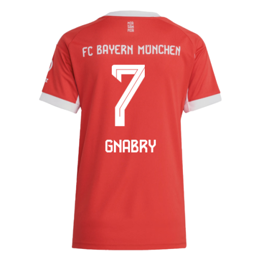 2025-2026 Bayern Munich Home Shirt (Womens) (Gnabry 7)