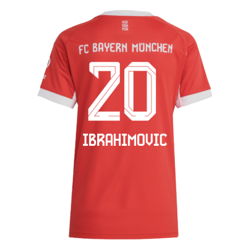 2025-2026 Bayern Munich Home Shirt (Womens) (Ibrahimovic 20)