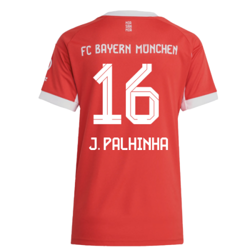 2025-2026 Bayern Munich Home Shirt (Womens) (J. Palhinha 16)