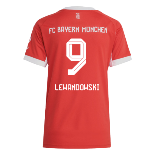 2025-2026 Bayern Munich Home Shirt (Womens) (Lewandowski 9)