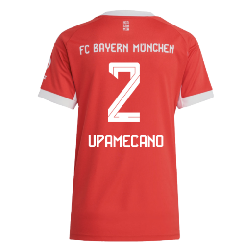2025-2026 Bayern Munich Home Shirt (Womens) (Upamecano 2)
