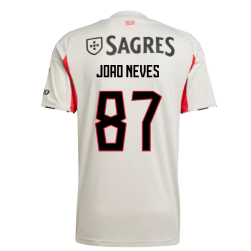 2025-2026 Benfica Away Shirt (Joao Neves 87)