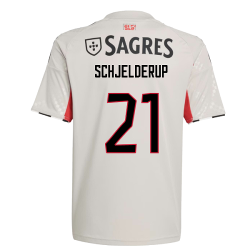 2025-2026 Benfica Away Youth Kit (Schjelderup 21)